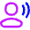 User Speaking Icon from Flex Neon Set
