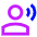 User Speaking Icon from Sharp Neon Set
