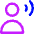 User Speaking Icon from Core Neon Set
