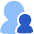 User Supervisor Account Icon from Plump Flat Set