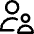 User Supervisor Account Icon from Core Line Set