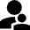 User Supervisor Account Icon from Sharp Solid Set