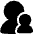 User Supervisor Account Icon from Plump Solid Set