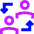 User Switch Account Icon from Sharp Neon Set