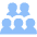 User Team Group Member Icon from Flex Flat Set