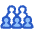 User Team Group Member Icon from Plump Duo Set