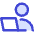 User Work Laptop Icon from Core Duo Set