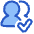 Users Group Check Icon from Plump Duo Set