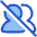 Users Group Off Icon from Plump Duo Set