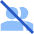 Users Group Off Icon from Sharp Flat Set