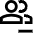 Users Group Remove Icon from Sharp Line Set