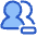 Users Group Remove Icon from Plump Duo Set