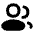 Users Group Solo Icon from Flex Remix Set