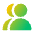 Users Group Solo Icon from Core Gradient Set