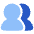 Users Group Solo Icon from Plump Flat Set