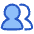 Users Group Solo Icon from Plump Duo Set
