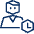 Person Time Icon from Cyber Line Set