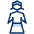 Female Icon from Cyber Duotone - Free Set
