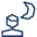 Night Mode Icon from Cyber Line - Free Set