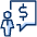 User Chat Dollar Icon from Cyber Duotone - Free Set