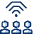 Group Wifi Network Icon from Cyber Duotone Set