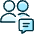 Multiple Actions Chat Icon from Ultimate Duotone - Free Set