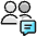 Multiple Actions Chat Icon from Ultimate Colors - Free Set