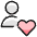 Single Neutral Actions Heart Icon from Ultimate Colors - Free Set