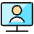 Single Neutral Monitor Icon from Ultimate Colors - Free Set