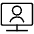 Single Neutral Monitor Icon from Ultimate Light - Free Set