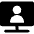 Single Neutral Monitor Icon from Ultimate Bold - Free Set