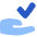 Check Approval Delegation Icon from Plump Flat Set
