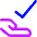 Check Approval Delegation Icon from Core Neon Set