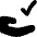 Check Approval Delegation Icon from Flex Solid Set