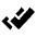 Check Double Thick icon - Free transparent PNG, SVG. No sign up needed.