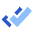 Check Double Thick icon - Free transparent PNG, SVG. No sign up needed.