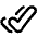 Check Double Thick icon - Free transparent PNG, SVG. No sign up needed.