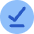 Check Download Done Circle Offline Icon from Core Flat Set