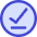 Check Download Done Circle Offline Icon from Core Duo Set