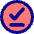 Check Download Done Circle Offline Icon from Core Pop Set