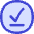 Check Download Done Circle Offline Icon from Flex Duo Set
