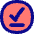 Check Download Done Circle Offline Icon from Flex Pop Set