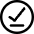 Check Download Done Circle Offline Icon from Core Line Set