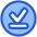 Check Download Done Circle Offline Icon from Plump Duo Set