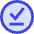 Check Download Done Circle Offline Icon from Sharp Duo Set