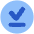 Check Download Done Circle Offline Icon from Plump Flat Set