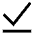 Check Download Done Offline Icon from Sharp Line Set