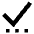 Check Preliminary Steps Icon from Sharp Solid Set