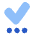 Check Preliminary Steps Icon from Plump Flat Set