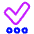 Check Preliminary Steps Icon from Plump Neon Set